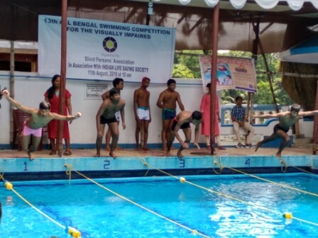 17th All Bengal Swimming Competition for the Blind