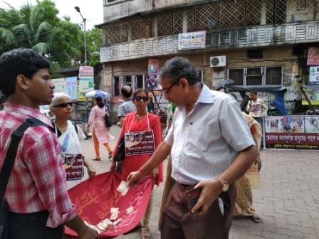 BPA beside the Victims of Flood in Kerala