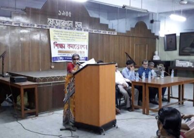 Dais of the civic convention at federation Hall