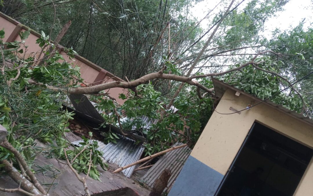 Amphan Damaged Braille Press Building