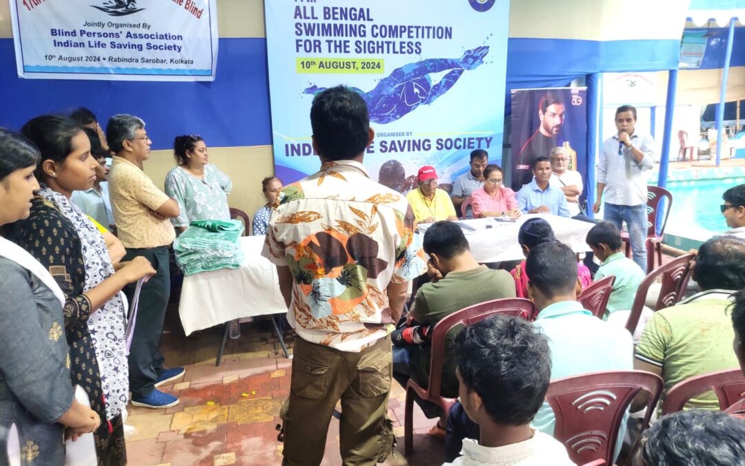 17th All Bengal Swimming Competition for the Blind Held in Kolkata